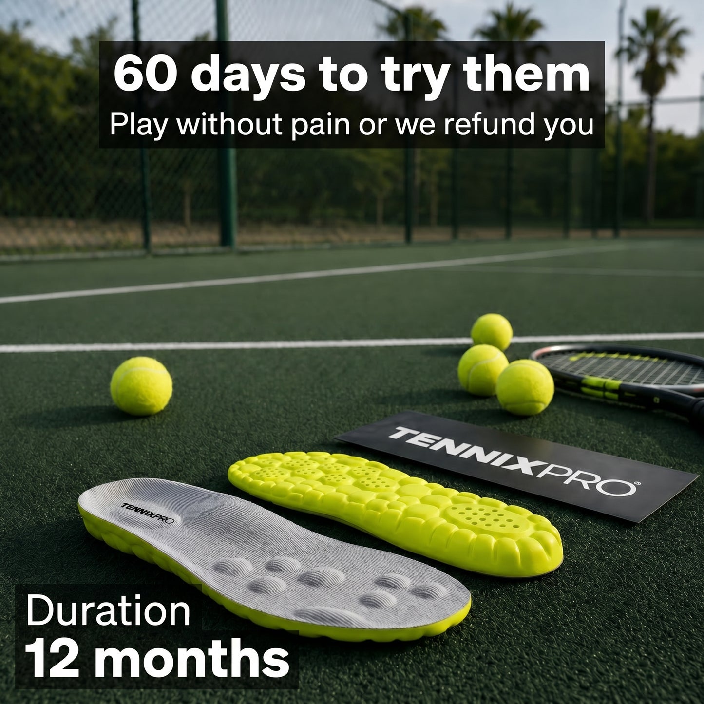 TennixPro Insoles – Play Longer, Without Pain