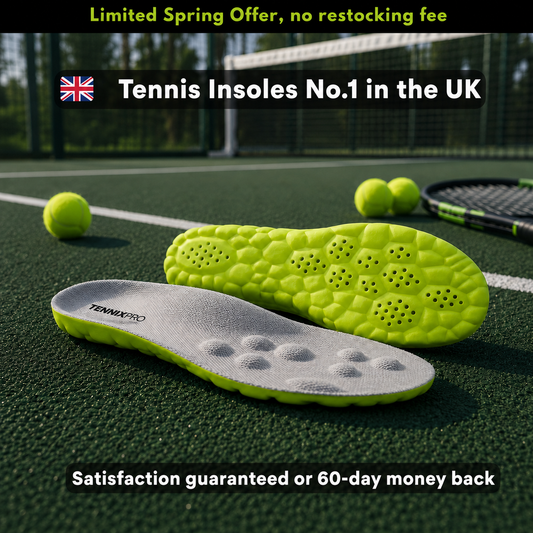 TennixPro Insoles – Play Longer, Without Pain