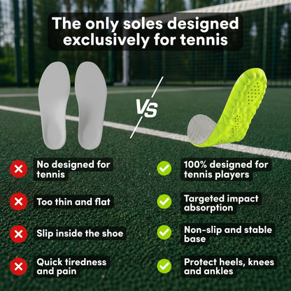 TennixPro Insoles – Play Longer, Without Pain